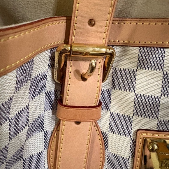 EUC Louis Vuitton Damier Azure Hampstead MM - Picture 6 of 15